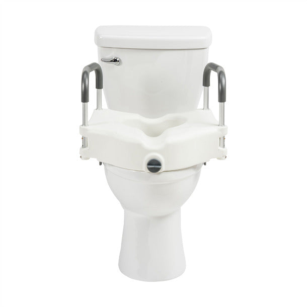 Secure Lock Raised Toilet Seat