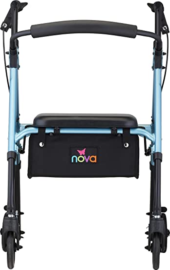 Nova New STAR Rollator, 6", 300 lbs,