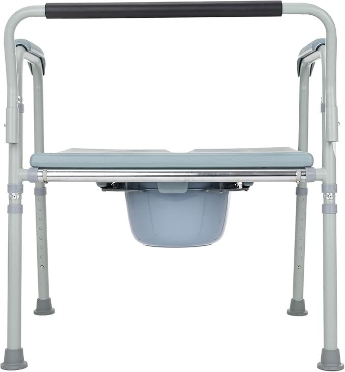 Bariatric Steel Bedside Commode