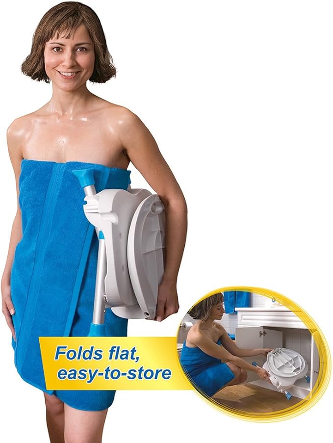 Ergonomic Folding Bath Seat