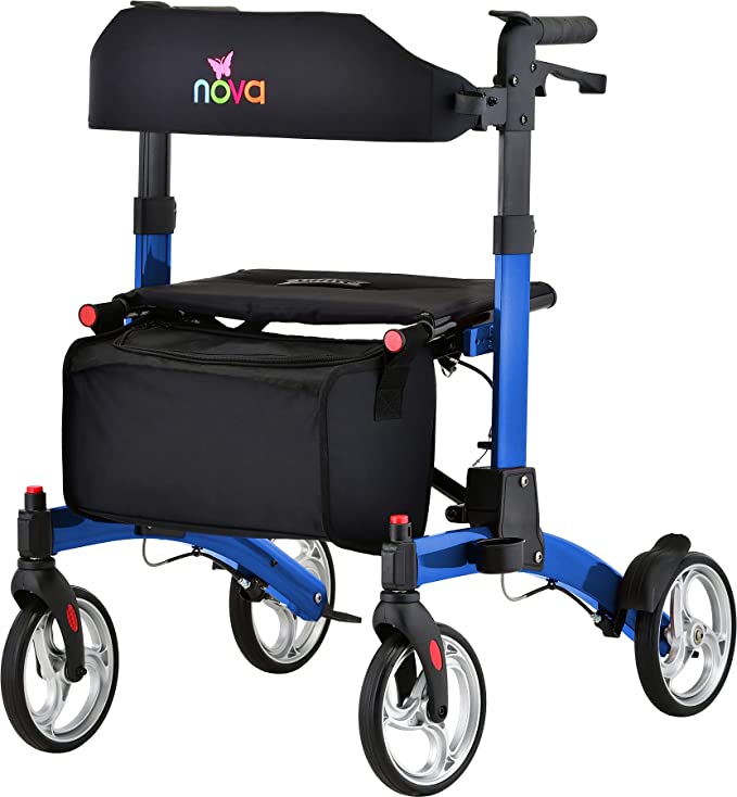 Nova Monarch Rollator, 8" Wheels, 300 lbs