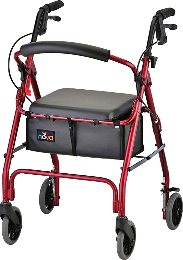 Nova Get Go Classic Rollator, 6in, 300lb