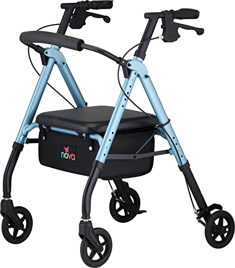Nova New STAR Rollator, 6", 300 lbs,