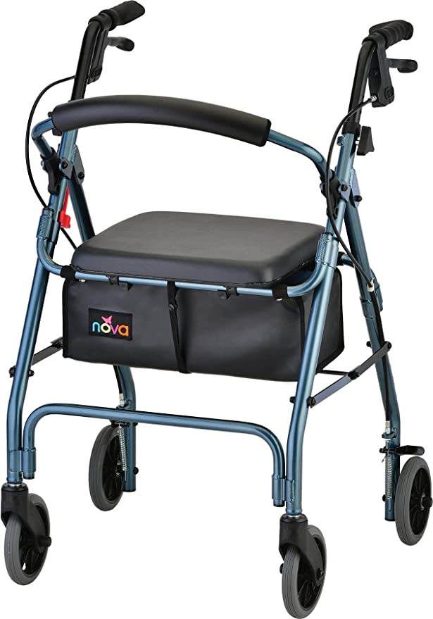 Nova Get Go Classic Rollator, 6in, 300lb