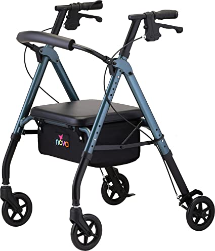 Nova New STAR Rollator, 6", 300 lbs,