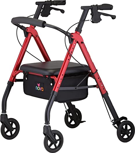 Nova New STAR Rollator, 6", 300 lbs,