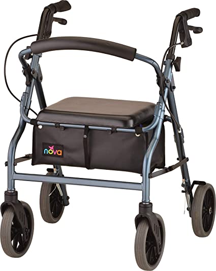 Nova Zoom 18in Junior Rollator, 8in, Hemi, 300lb