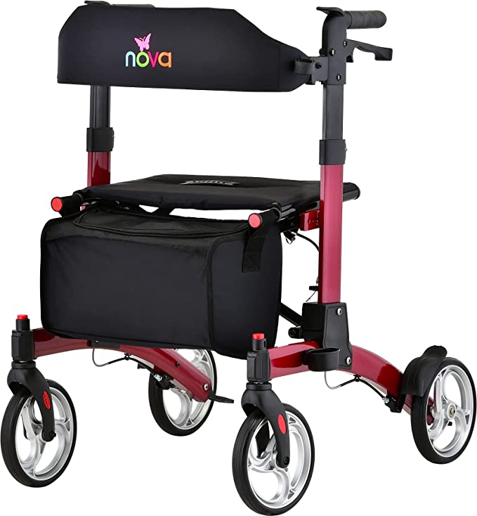 Nova Monarch Rollator, 8" Wheels, 300 lbs