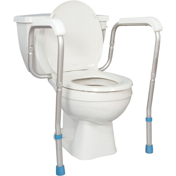 Adjustable Toilet Safety Rails, to Floor