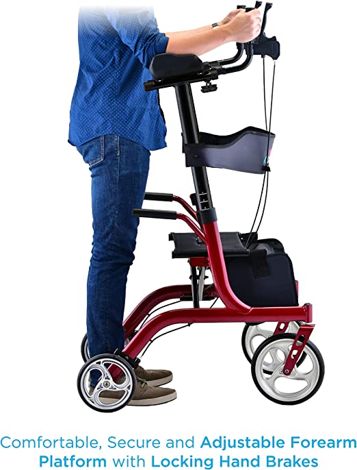Nova PHOENIX RISE UP Rollator, 10" (Front) | 8"(Rear) Wheels, 300 lbs,