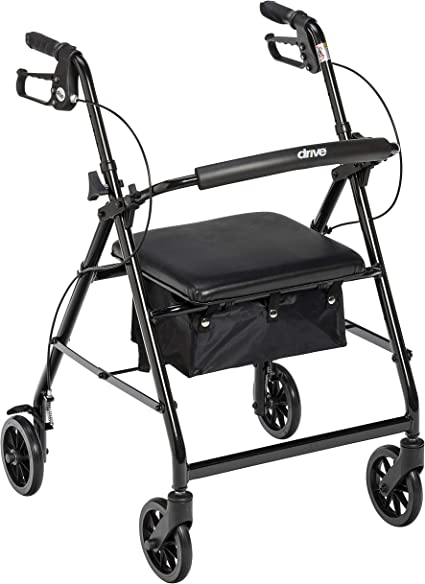 Drive Aluminum Rollator 6"