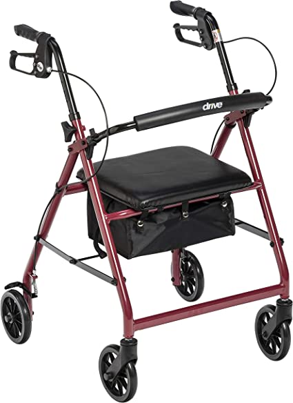 Drive Aluminum Rollator 6"