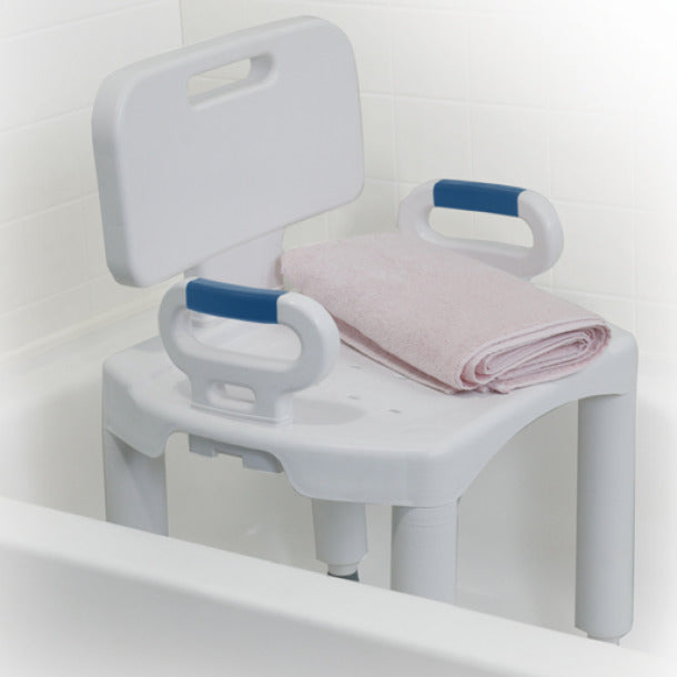 Shower Chair with Back and Arms - Premium