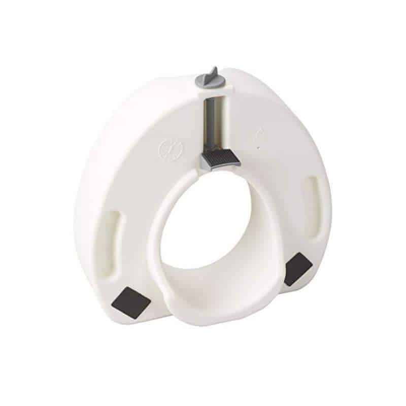 Premium Plastic Raised, Regular/Elongated Toilet Seat, with Lock