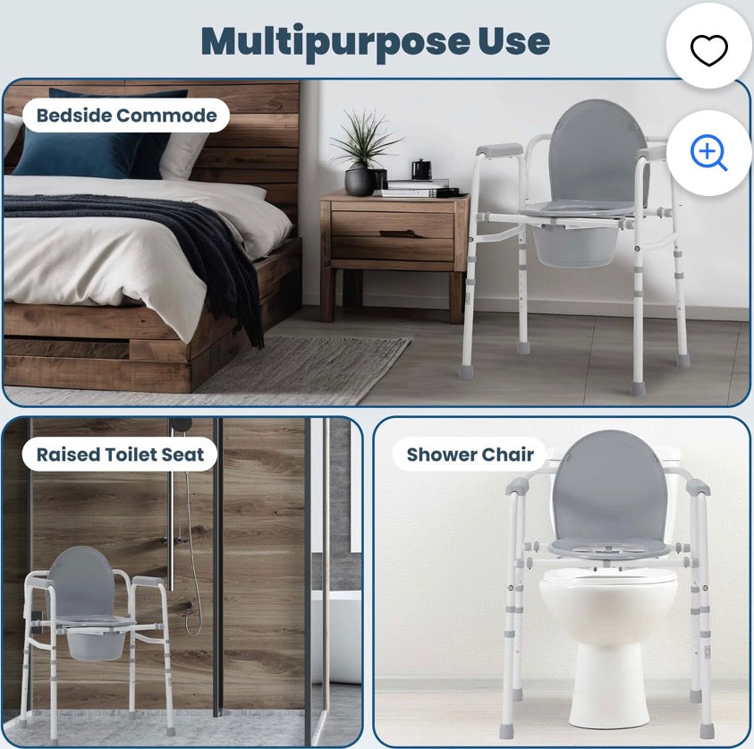 Three in One Bedside Commode