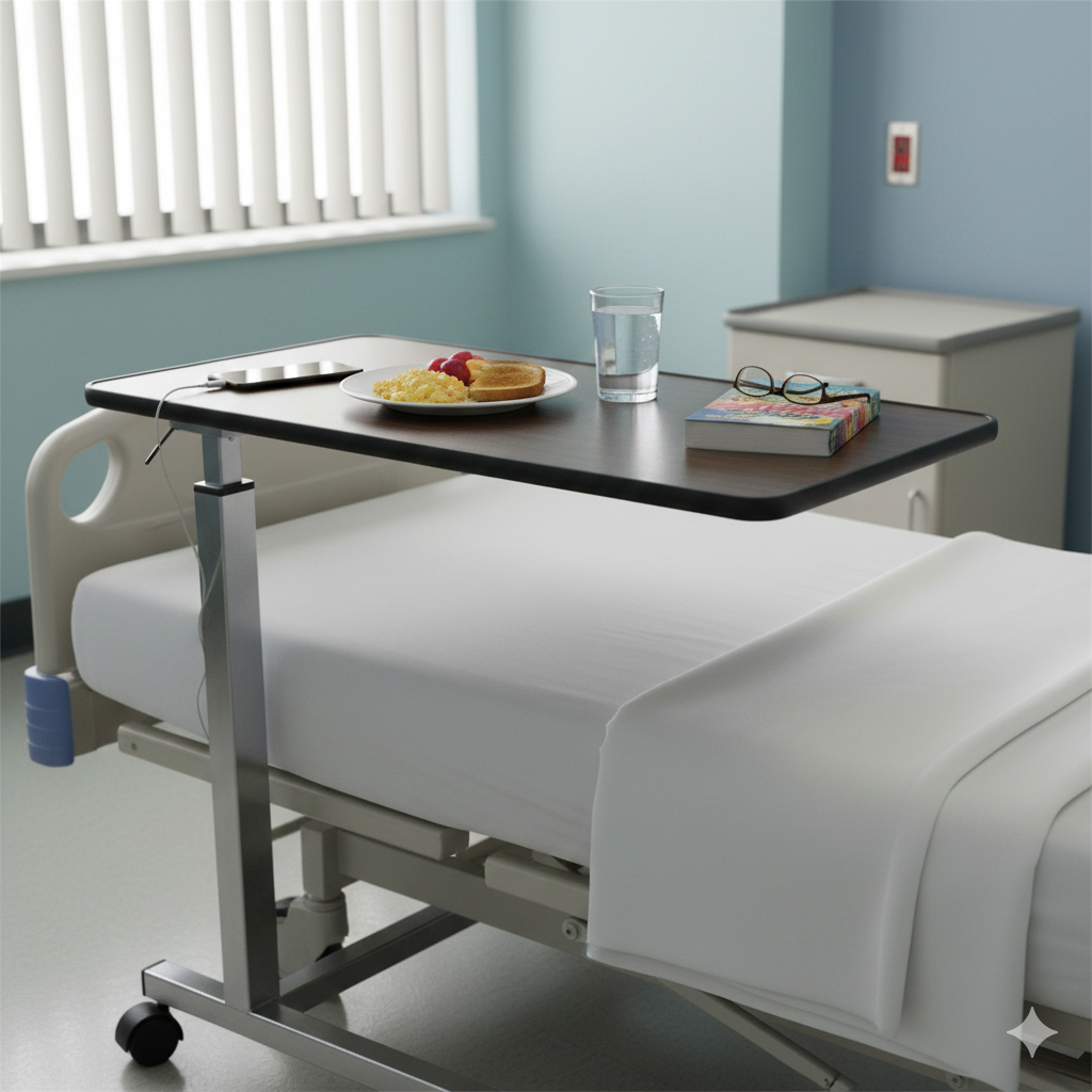 Hospital Style Over Bed Table