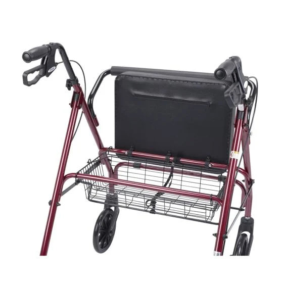 Bariatric Rollator Walker, 500lb Weight Capacity