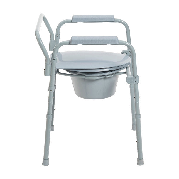 Bariatric Steel Bedside Commode