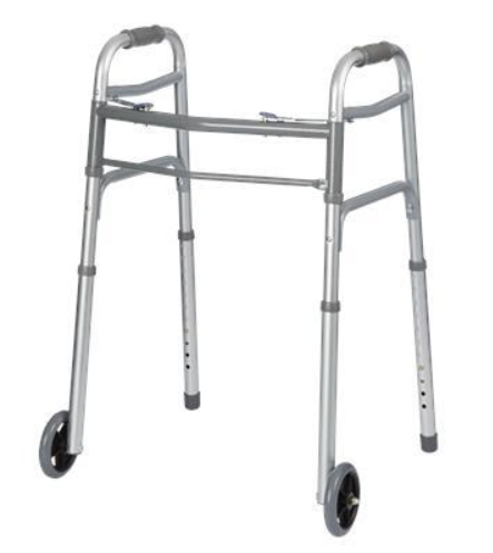 Bariatric Extra Wide Two Button Folding Walker