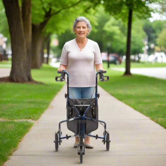 3 Wheel Walker with Tote Bag