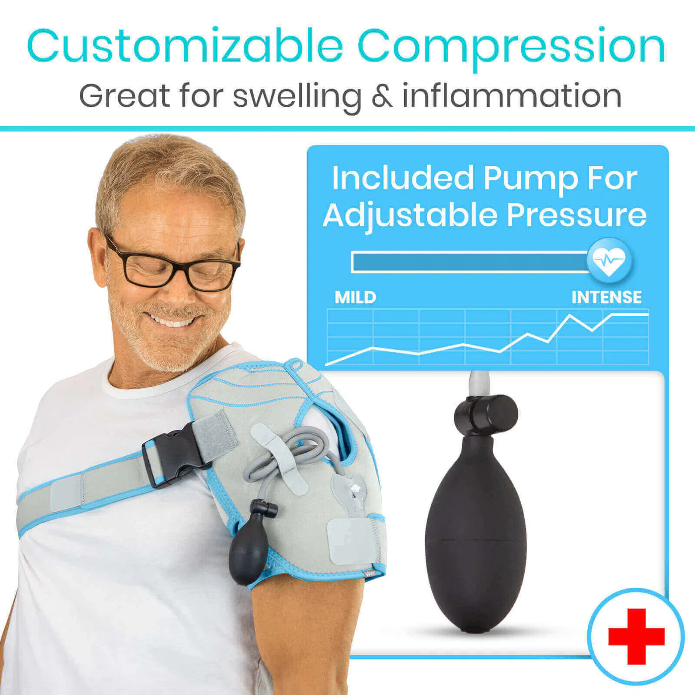 Shoulder Compression Ice Wrap
