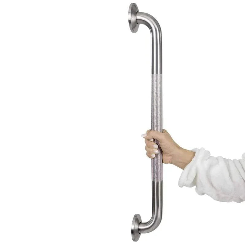 Knurled Chrome Grab Bar