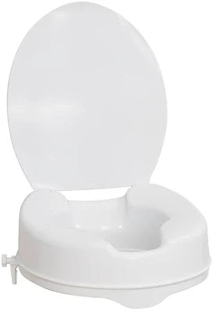Raised Toilet Seat with Lid