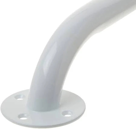 White Powder-Coated Grab Bar