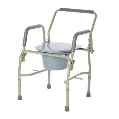 Steel Drop Arm Commode