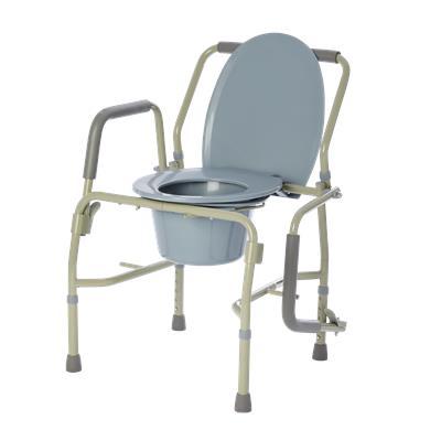 Steel Drop Arm Commode