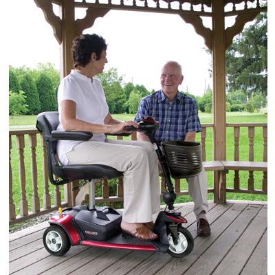 Pride GO.GO three wheel electric mobility scooter