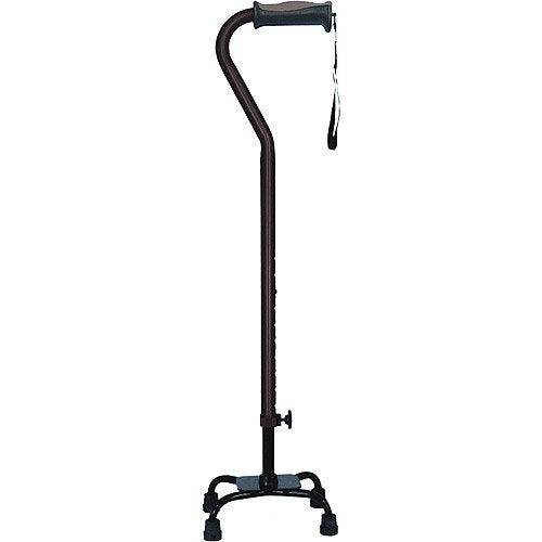 Small Base Quad Cane - Black