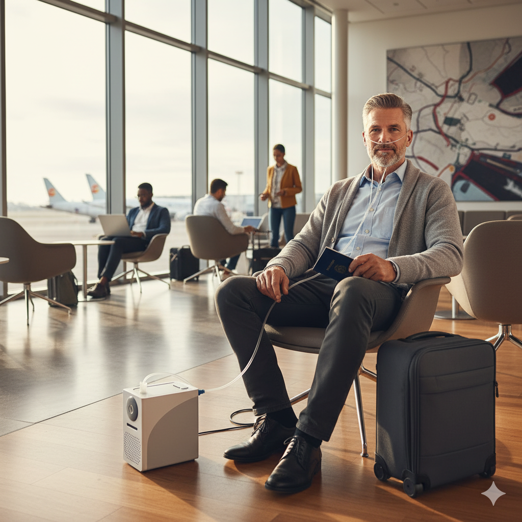 Traveling with Oxygen: How to Rent an Oxygen Concentrator for a Stress-Free Trip