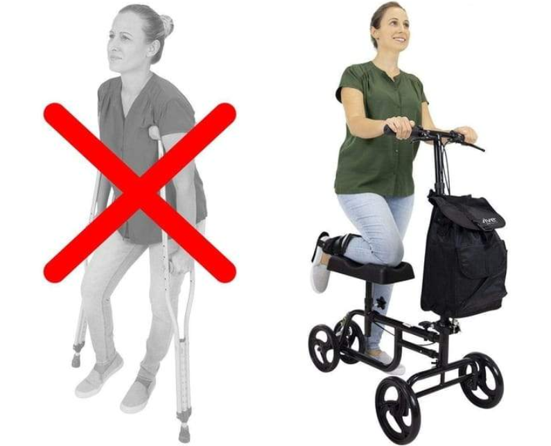 Knee Scooters vs. Crutches: Rolling Ahead to a Better Recovery