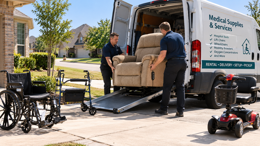 Medical Equipment Rental Delivery in the Dallas Suburbs: Plano, Frisco, Irving, Garland and More