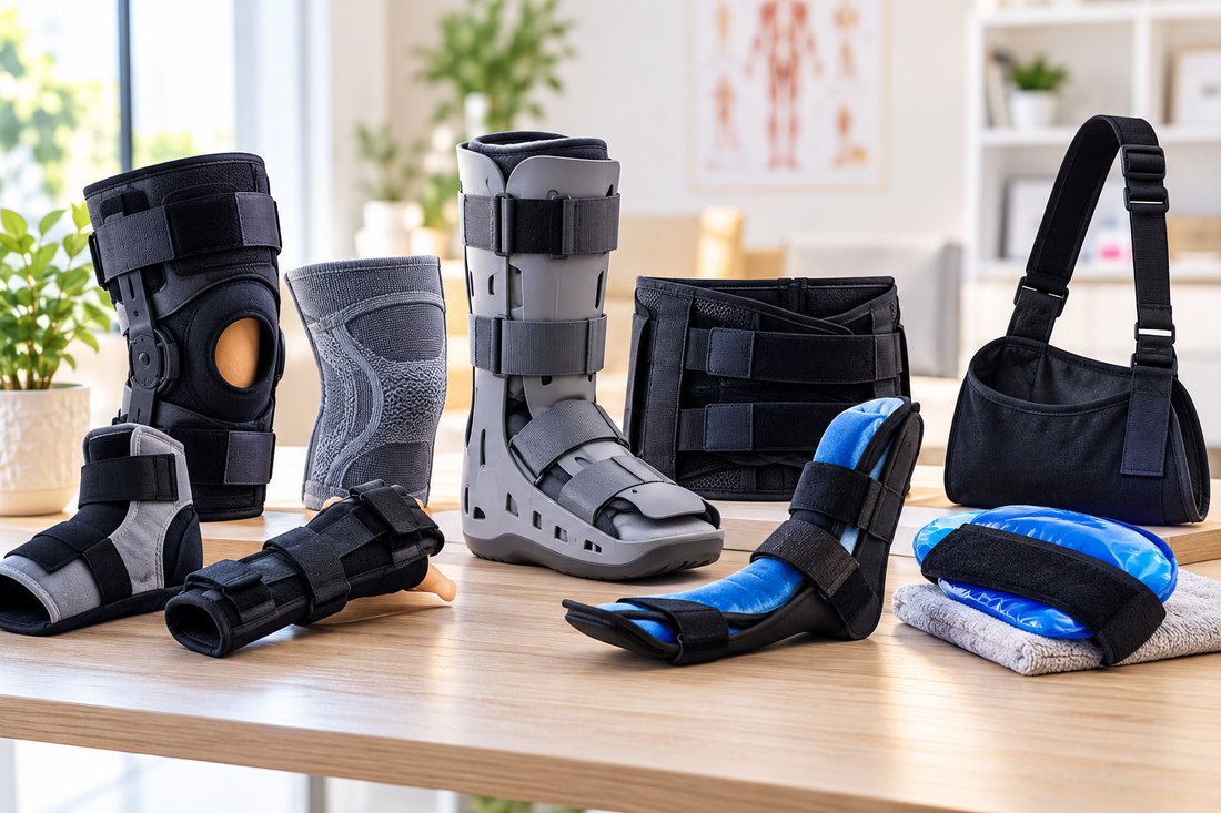 8 Common Orthopedic Supplies: Braces, Walking Boots, Splints & More