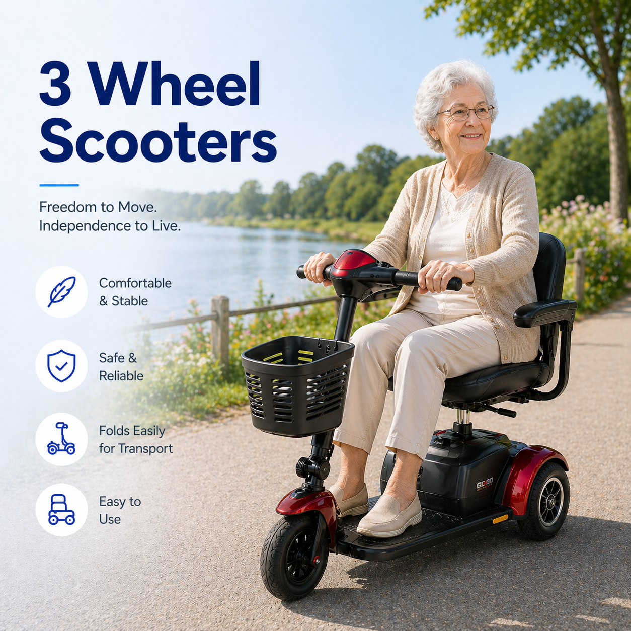 3 Wheel Scooters