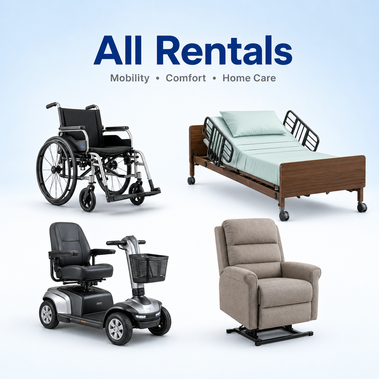 Home Medical Equipment Rentals in Chicago, Dallas and Fort Worth