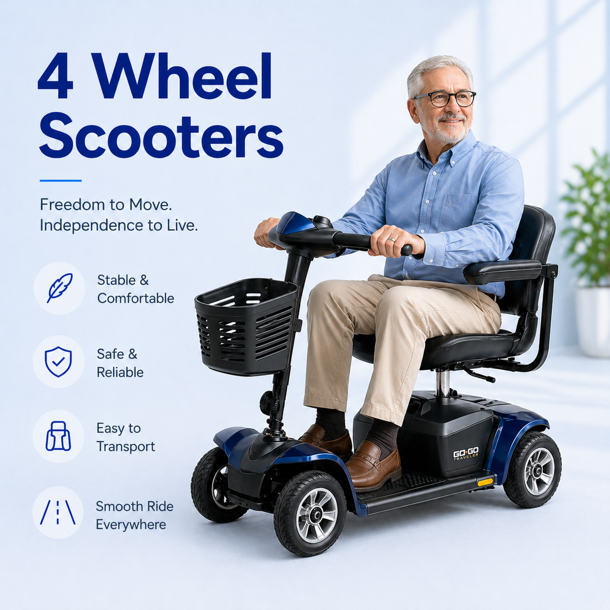 4 Wheel Scooters