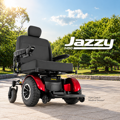 Pride Jazzy 1450 heavy duty power wheelchair, view 5