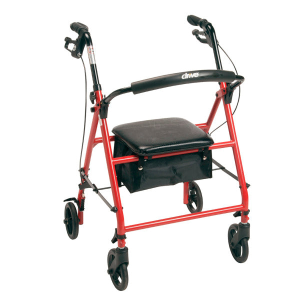 Drive Steel Rollator with 6" Wheels, Knockdown