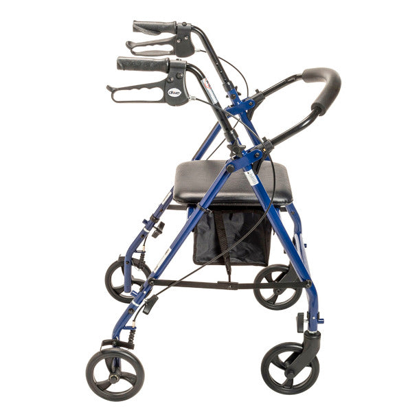 Drive Steel Rollator with 6" Wheels, Knockdown