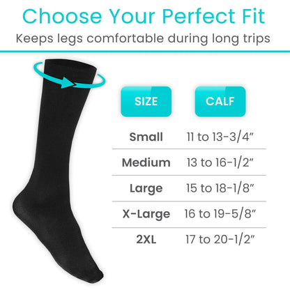 Knee High Men's Graduated Compression Dress Socks