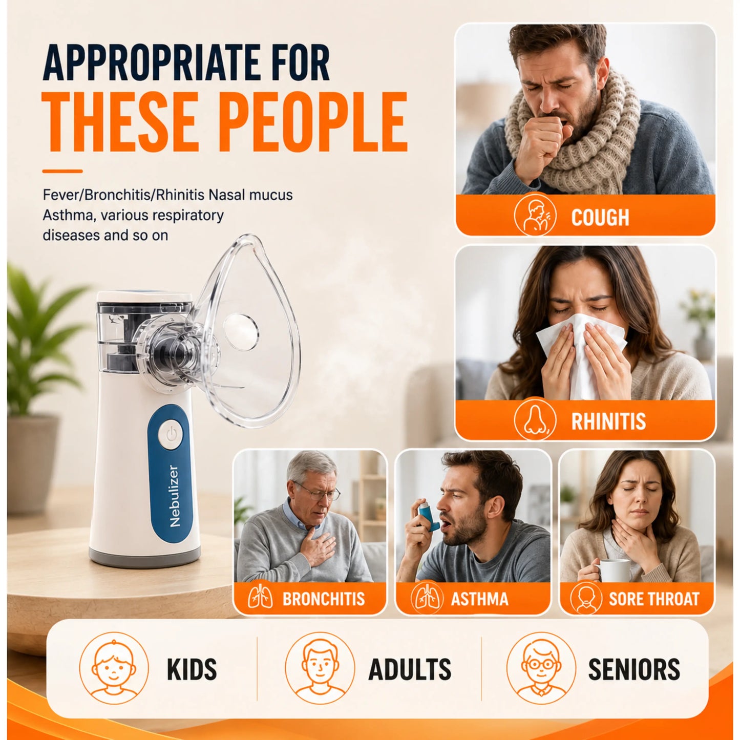 Portable Handheld Nebuliser