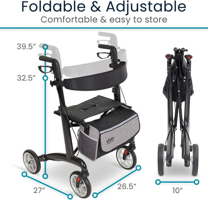 Bariatric Carbon Fiber Rollator