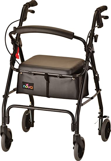 Nova Rollator, 6", Hemi, Getgo Petite, 300Lbs Cap