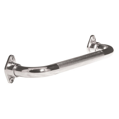 Chrome Plated Steel Grab Bar with Knurled Grip - Size 24"