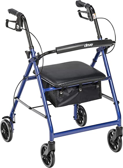 Drive Aluminum Rollator 6"