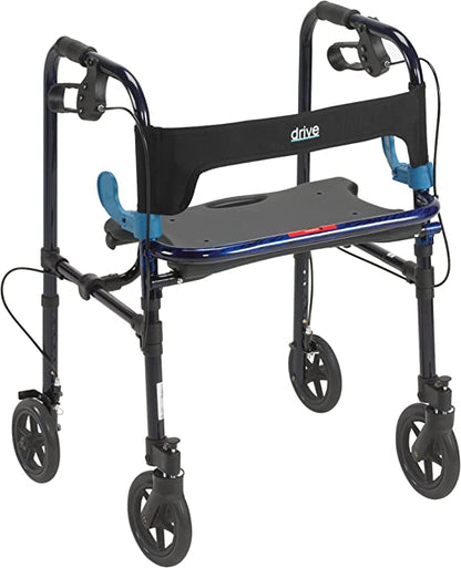 Drive Rollator, 8in, Clever-Lite, 300lb, Folding