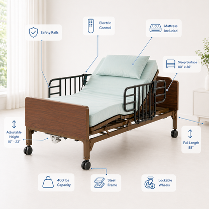 Full Electric Hospital Bed Rental